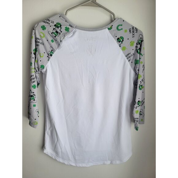 Disney Sleep Shirt Size XS (1) Mickey St Patricks Day Themed - Picture 2 of 4